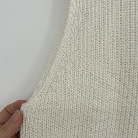 REFORMATION Lilac Knit Top Womens Small Cottage Beigecore Normcore Academia Boho - Picture 4 of 8